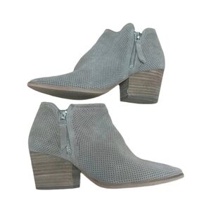 Vince Camuto Nethera Perforated Suede Bootie 7